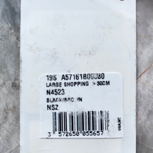 Chanel Black and Brown Large Deauville Logo Shopping Tote 19S Spring/Summer - Picture 9 of 12